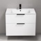Wall Mounted Bathroom Vanity, Modern, 32